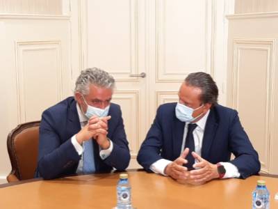 El vicepresidente de la Diputación y Mario Amilivia